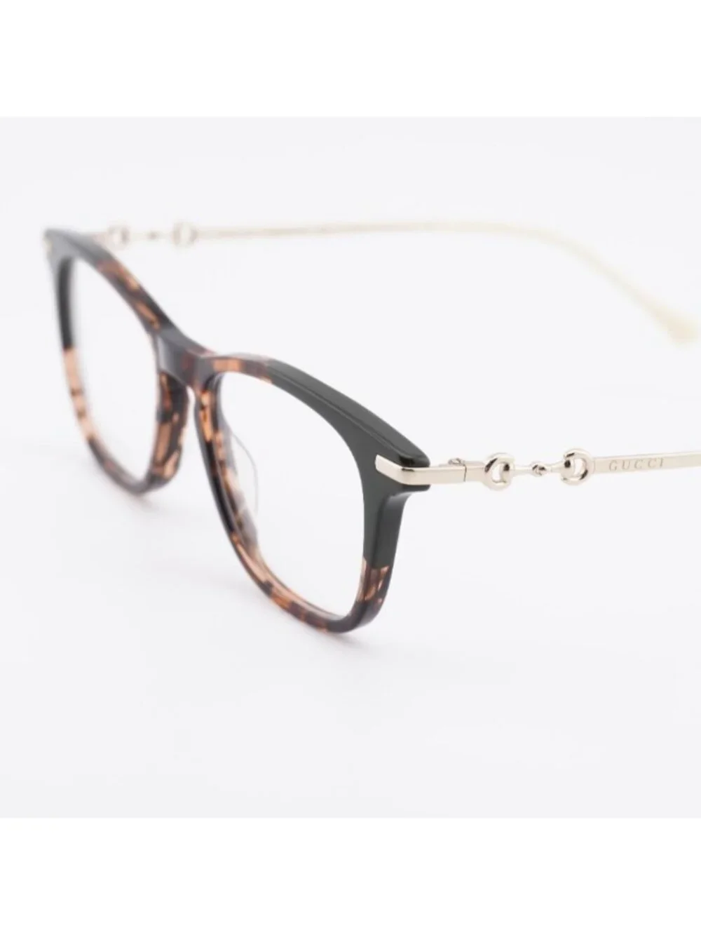 Gucci GG0919O 003 Eyeglasses Havana/Gold 50mm Square Frame